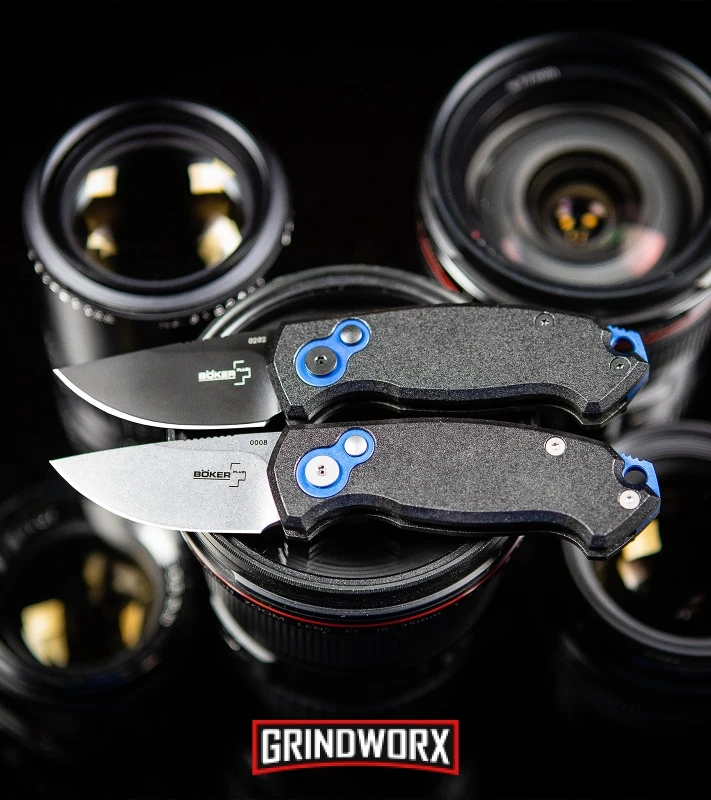 Boker Vox Kompakt CA Legal Automatic Knife - Drop Point Stonewash Plain 7 Boker Vox Kompakt CA Legal Automatic Knife - Drop Point Stonewash Plain - Image 5