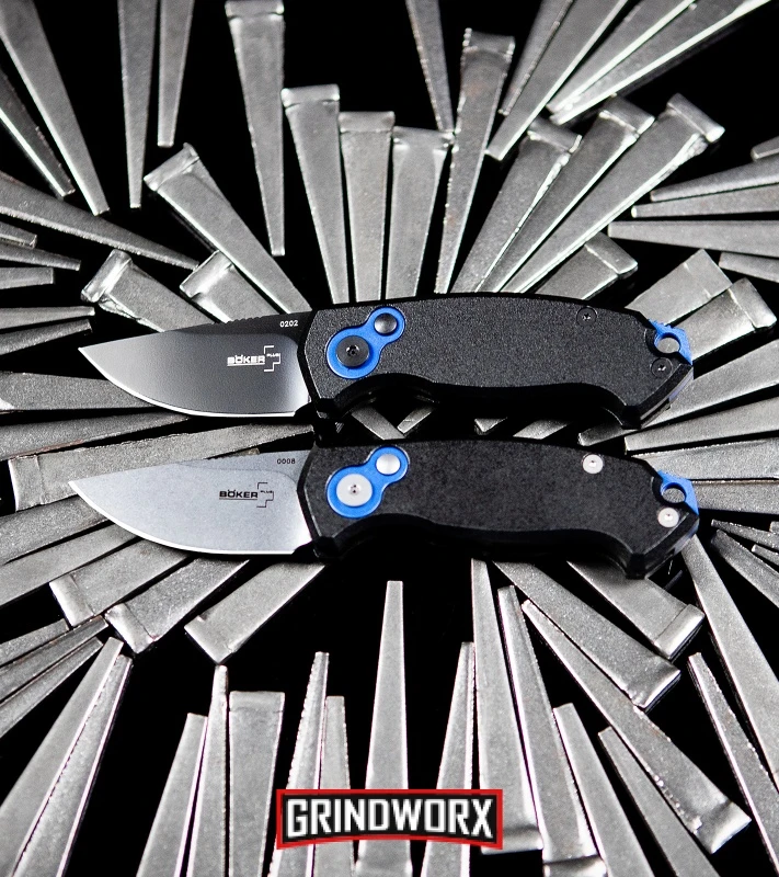 Boker Vox Kompakt CA Legal Automatic Knife - Drop Point Stonewash Plain 8 Boker Vox Kompakt CA Legal Automatic Knife - Drop Point Stonewash Plain - Image 6