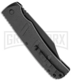 Boker XXL Kalashnikov Automatic Knife - Black Bowie 9 Boker XXL Kalashnikov Automatic Knife - Black Bowie -Grindworx Boker XXL Kalashnikov Bowie Auto Black BHQ 99623 jr side large