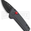 Buck Knives Buck Deploy Gray Mini Automatic Knife - Black Plain 1 Buck Knives Buck Deploy Gray Mini Automatic Knife - Black Plain -Grindworx Buck Deploy Mini Auto Sniper Gray Black 0838GYS1 BHQ 146021 jr201 large