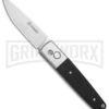 Ganzo Knives G7212-BK Black G-10 Automatic Knife - Flat Grind Stonewash 2 Ganzo Knives G7212-BK Black G-10 Automatic Knife - Flat Grind Stonewash -Grindworx Ganzo Knives G7212 Black G 10 Auto Flat Grind SW BP 24622 jr large