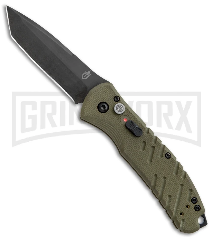 Gerber Propel Downrange OD Green Automatic Knife - Tanto Black 3 Gerber Propel Downrange OD Green Automatic Knife - Tanto Black
