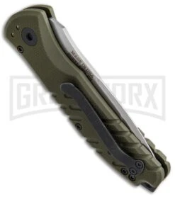 Gerber Propel Downrange OD Green Automatic Knife - Tanto Stonewash 8 Gerber Propel Downrange OD Green Automatic Knife - Tanto Stonewash -Grindworx Gerber Propel Downrange Green SW 30 001308N BHQ 50358 jr side large