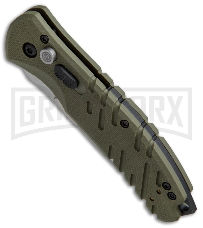 Gerber Propel Downrange OD Green Automatic Knife - Tanto Stonewash 4 Gerber Propel Downrange OD Green Automatic Knife - Tanto Stonewash - Image 2