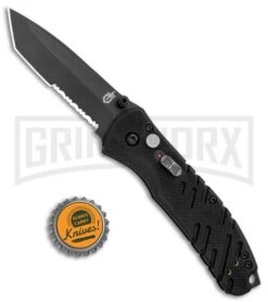 Gerber Propel Downrange Black Spring Assist Knife - Tanto Black Serr 9 Gerber Propel Downrange Black Spring Assist Knife - Tanto Black Serr -Grindworx Gerber SA Propel Downrange Black Black Serr 30 000845N BHQ 126233 jr bottlecap large