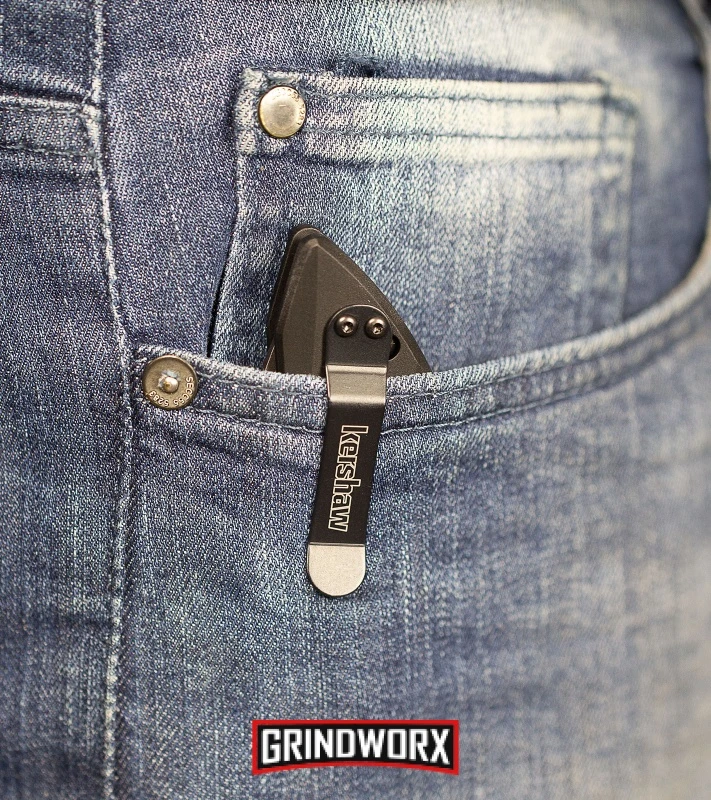 Kershaw Launch 1 Red Aluminum Automatic Knife - Blackwash Plain 7 Kershaw Launch 1 Red Aluminum Automatic Knife - Blackwash Plain - Image 5