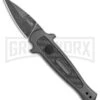 Kershaw Launch 12 CA Legal Gray Automatic Knife - Black SW Plain 2 Kershaw Launch 12 CA Legal Gray Automatic Knife - Black SW Plain -Grindworx Kershaw Launch 12 Call Legal Stiletto Auto Grey KER7130GRYBW BHQ 114623 jr large