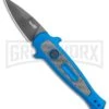 Kershaw Launch 12 CA Legal Blue Mini Stiletto Automatic Knife - Black Plain 1 Kershaw Launch 12 CA Legal Blue Mini Stiletto Automatic Knife - Black Plain -Grindworx Kershaw Launch 12 Mini Stiletto Automatic Knife Blue 2.5 Black 7130BLUBLK BHQ 117930 LS large