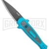 Kershaw Launch 12 Teal Aluminum Mini Stiletto Automatic Knife - Black Plain 1 Kershaw Launch 12 Teal Aluminum Mini Stiletto Automatic Knife - Black Plain -Grindworx Kershaw Launch 12 Mini Stiletto Automatic Knife Teal 2.5 Black KER7125TEALBLK BHQ 116323 LS large