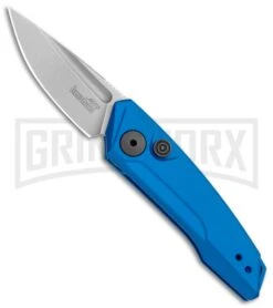 Kershaw Launch 9 Blue Automatic Knife CA Legal - Stonewash Plain