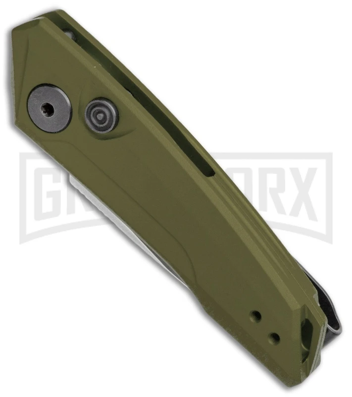 Kershaw Launch 9 OD Green Automatic Knife CA Legal - Stonewash Plain 4 Kershaw Launch 9 OD Green Automatic Knife CA Legal - Stonewash Plain - Image 2