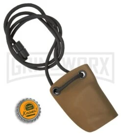 Linos Kydex Boker Kalashnikov Neck Sheath W/ Black Cord - Coyote Brown 7 Linos Kydex Boker Kalashnikov Neck Sheath W/ Black Cord - Coyote Brown -Grindworx Linos Kydex Sheath boker kalashnikov coyote brown BHQ 68497 er size large