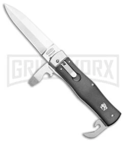 Mikov 241 Predator Black Multi-Tool Automatic Knife - Satin Plain