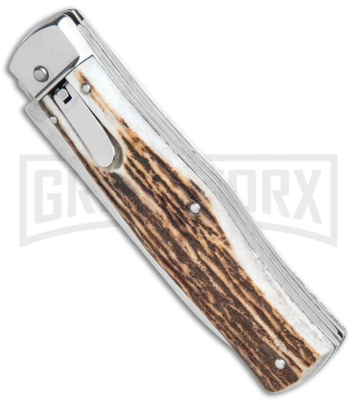 Mikov 241 Predator Light Stag Multi-Tool Automatic Knife (3.7" Polish) 5 Mikov 241 Predator Light Stag Multi-Tool Automatic Knife (3.7" Polish) - Image 3