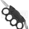 Mini OTF Automatic Knuck Keychain Knife Black Carbon Fiber Inlay - Plain 2 Mini OTF Automatic Knuck Keychain Knife Black Carbon Fiber Inlay - Plain -Grindworx Mini OTF Automatic Knuckle Keychain Knife Plain GX 35734 large