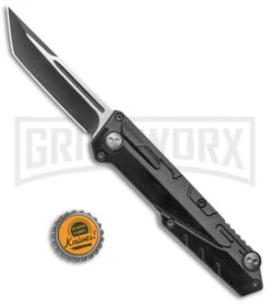 Rumble Scian Black D/A OTF Automatic Knife - Blk Tanto 2 Tone W/ Fuller 11 Rumble Scian Black D/A OTF Automatic Knife - Blk Tanto 2 Tone W/ Fuller -Grindworx Rumble Black DA OTF Auto Black Tanto TT GX 38035 jr bottlecap large