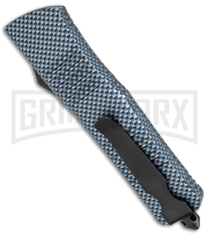 SDS Ultro Sim. Carbon Fiber OTF Auto Knife - Two Tone Drop Point 5 SDS Ultro Sim. Carbon Fiber OTF Auto Knife - Two Tone Drop Point - Image 3