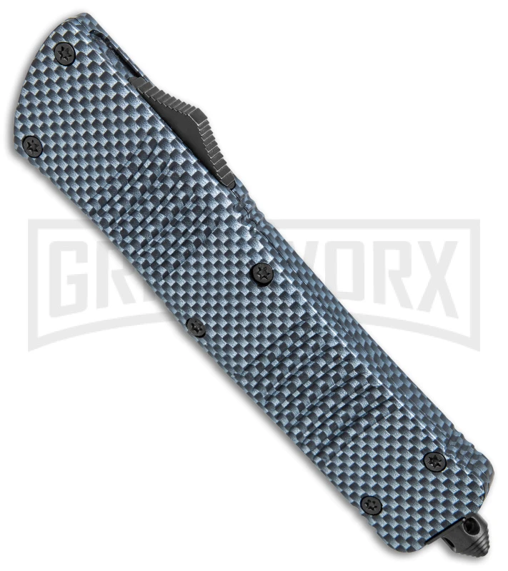 SDS Ultro Sim. Carbon Fiber OTF Auto Knife - Two Tone Drop Point 4 SDS Ultro Sim. Carbon Fiber OTF Auto Knife - Two Tone Drop Point - Image 2