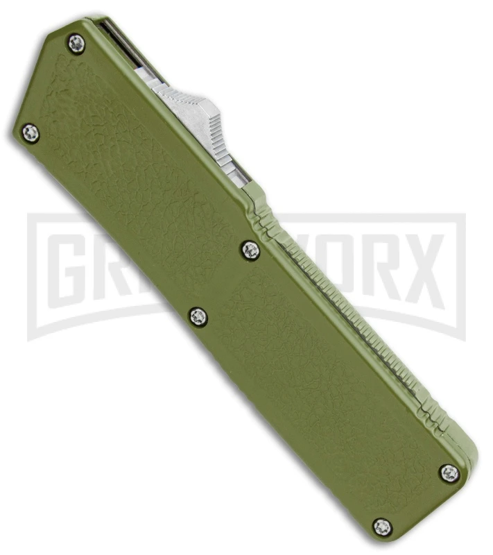 Thunder Green D/A OTF Automatic Knife - Satin Serrated 4 Thunder Green D/A OTF Automatic Knife - Satin Serrated - Image 2