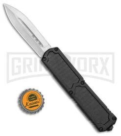 Titan Black D/A OTF Sim Carbon Fiber Automatic Knife - Dagger Satin Plain 9 Titan Black D/A OTF Sim Carbon Fiber Automatic Knife - Dagger Satin Plain -Grindworx Titan Black DA OTF Sim CF Auto Dagger Satin GX 34099 jr bottlecap large