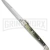 A.G.A. Campolin 9" Sicilian Brazilian Horn Picklock Automatic Knife - Bayonet 1 A.G.A. Campolin 9" Sicilian Brazilian Horn Picklock Automatic Knife - Bayonet -Grindworx aga sicilian braz pick cm large