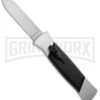 AKC 777 Blackfinger Brushed Aluminum OTF Automatic Knife - Flat Grind Satin 1 AKC 777 Blackfinger Brushed Aluminum OTF Automatic Knife - Flat Grind Satin -Grindworx akc blackfinger brushed alum satl bhq 50801 jr large