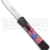 AKC Concord American Flag OTF Automatic Knife - Dagger Satin Plain 2 AKC Concord American Flag OTF Automatic Knife - Dagger Satin Plain -Grindworx akc concord american flag large