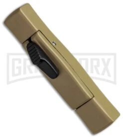 AKC Minion Concord Desert Tan OTF Automatic Knife - Satin Plain 6 AKC Minion Concord Desert Tan OTF Automatic Knife - Satin Plain -Grindworx akc minion otf desert tan satin bottom cm large