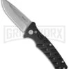 Boker Plus Strike Automatic Knife - Drop Point Stonewash Plain -Grindworx boker 01bo400n cm large