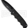 Boker Kalashnikov Black Automatic Knife - D2 Dagger Black Plain 1 Boker Kalashnikov Black Automatic Knife - D2 Dagger Black Plain -Grindworx boker kalashnikov 01kals75 black large
