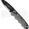 Boker Mini Kalashnikov Gray Automatic Knife - Black Serr 2 Boker Mini Kalashnikov Gray Automatic Knife - Black Serr -Grindworx boker kalashnikov mini 01kals73b large