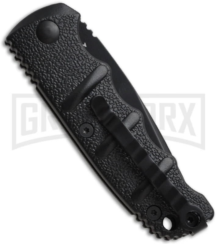 Boker Mini Kalashnikov Black Automatic Knife - Tanto Black Serr 4 Boker Mini Kalashnikov Black Automatic Knife - Tanto Black Serr - Image 2