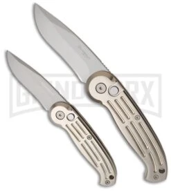 Boker Magnum Black Automatic Knife - Tanto Black Serr 7 Boker Magnum Black Automatic Knife - Tanto Black Serr -Grindworx boker magnum 01bo007 comparison large