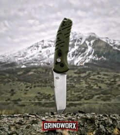Gerber Propel Downrange OD Green Automatic Knife - Tanto Stonewash 9 Gerber Propel Downrange OD Green Automatic Knife - Tanto Stonewash -Grindworx gerber propel auto green sw BHQ 503585 HDR dl large