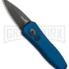 Kershaw Launch 4 Blue Automatic Knife CA Legal - Black Plain 2 Kershaw Launch 4 Blue Automatic Knife CA Legal - Black Plain -Grindworx kershaw launch 4 blue 7500BLUBLK BHQ 37820 er large