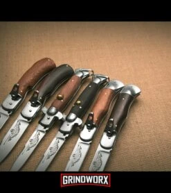 9" Medteh Russian Stiletto Automatic Knife - Satin Plain -Grindworx meditex stiletto leverlock variety dl large