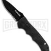 Schrade Extreme Mini Survival Automatic Knife - Black Serr 2 Schrade Extreme Mini Survival Automatic Knife - Black Serr -Grindworx schrade sc60mbs large
