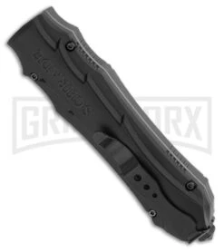 Schrade SCHOTF Assisted Opening OTF Knife - Drop Point Gray Plain 7 Schrade SCHOTF Assisted Opening OTF Knife - Drop Point Gray Plain -Grindworx shrade out the front schotf black side large